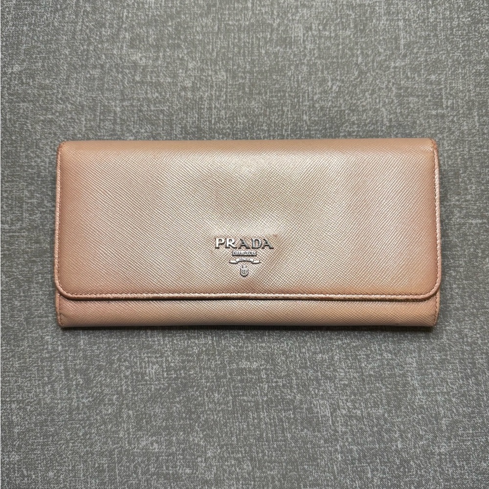 Prada flap wallet